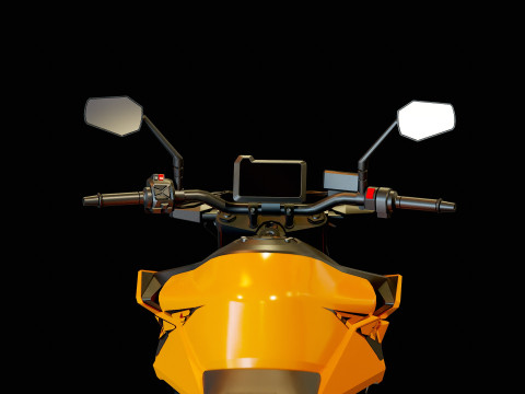 Base model KTM 990 Duke 2024 3D Model