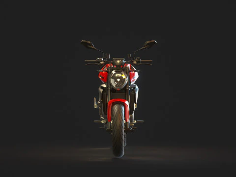 Base model Ducati Monster 890 2026 3D Model