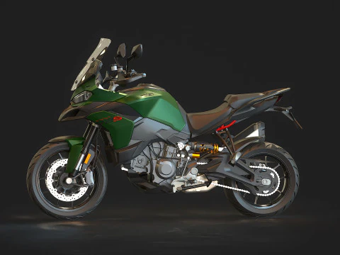 Base model Ducati Multistrada V2 2026 3D Model