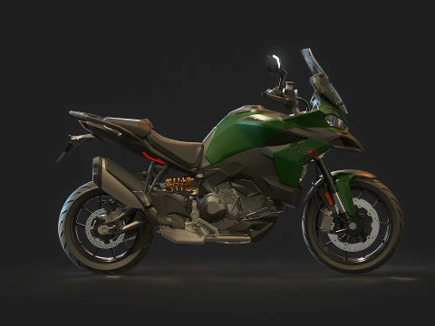 Base model Ducati Multistrada V2 2026 3D Model