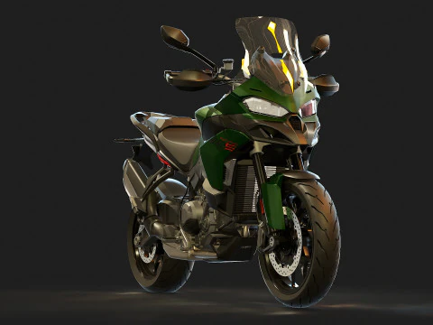 Base model Ducati Multistrada V2 2026 3D Model