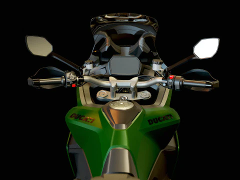 Base model Ducati Multistrada V2 2026 3D Model