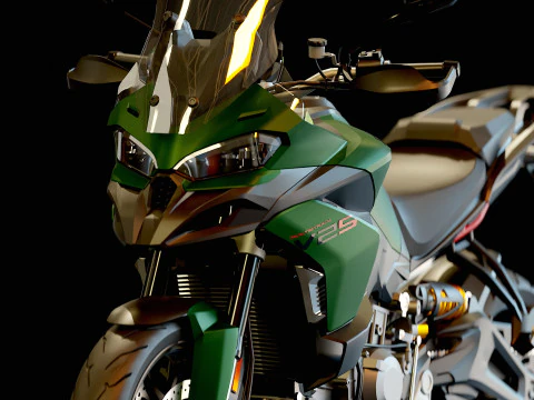 Base model Ducati Multistrada V2 2026 3D Model
