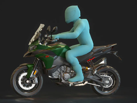 Base model Ducati Multistrada V2 2026 3D Model