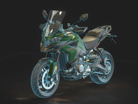 Base model Ducati Multistrada V2 2026 3D Model