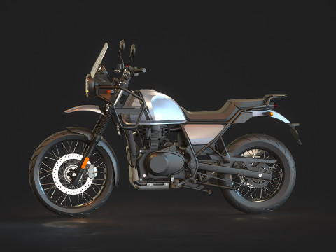 Base model Royal Enfield Himalayan 2022 3D Model