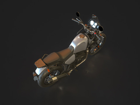 Base model Royal Enfield Himalayan 2022 3D Model