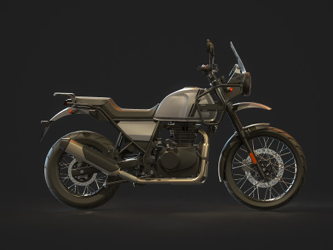 Base model Royal Enfield Himalayan 2022 3D Model