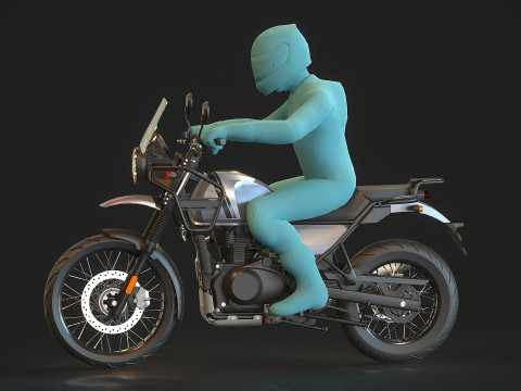 Base model Royal Enfield Himalayan 2022 3D Model