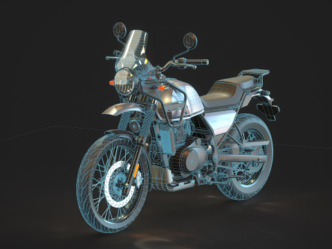 Base model Royal Enfield Himalayan 2022 3D Model