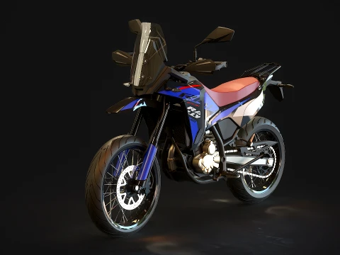 Base model Rieju Aventura 307 2026 3D Model