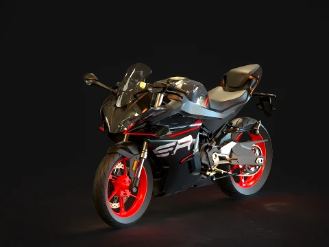ベースモデル CF Moto 450 SRS 2025 3Dモデル