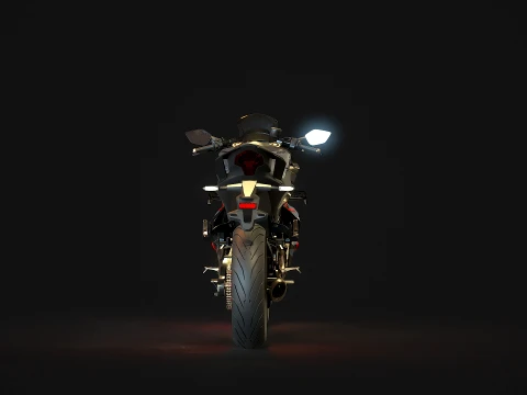 Base model CF Moto 450 SRS 2025 3D Model