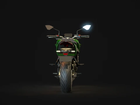 Base model Kawasaki Z650 S 2026 3D Model