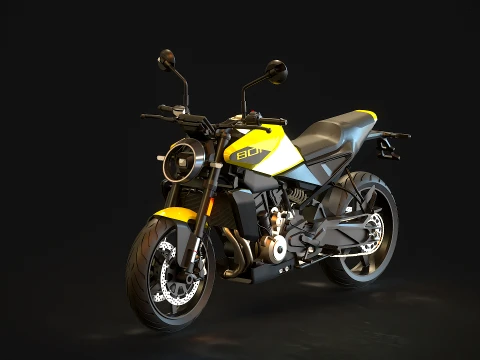 Modelo base Husqvarna Vitpilen 801 2025 Modelo 3D