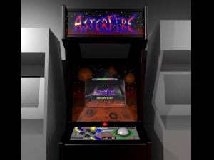 arcade cabinet asterfire 3D Model