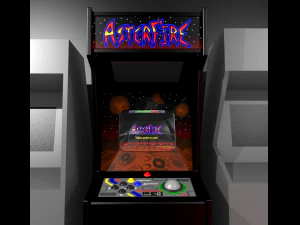 arcade cabinet asterfire 3D Model