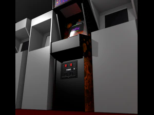 arcade cabinet asterfire 3D Model