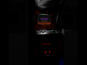 arcade cabinet asterfire 3D Model