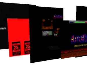 arcade cabinet asterfire 3D Model