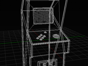 arcade cabinet asterfire 3D Model
