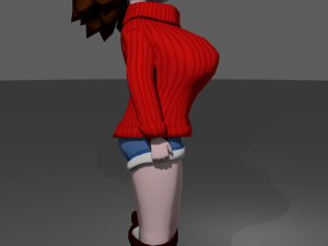 chibi chick Modello 3D