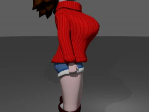 chibi chick 3D Model