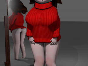 chibi chick Modello 3D