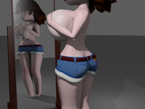chibi chick Modello 3D