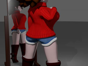 chibi chick 3D Model