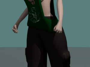 New girl Modelo 3D