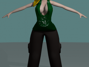 New girl Modelo 3D