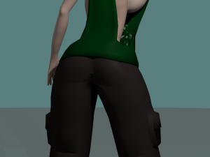 New girl Modelo 3D