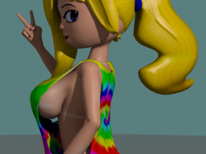 New girl Modelo 3D