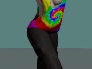 New girl Modelo 3D