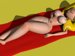 New girl Modelo 3D