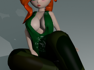 New girl Modelo 3D