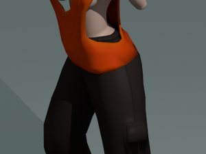 New girl Modelo 3D
