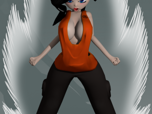 New girl Modelo 3D