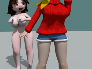 New girl Modelo 3D