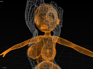 New girl Modelo 3D