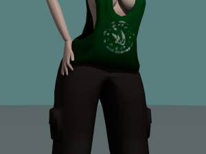 New girl Modelo 3D