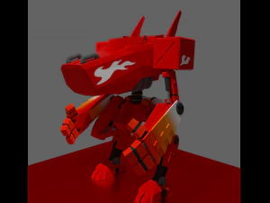 rob&ocirc; mec&acirc;nico Modelo 3D