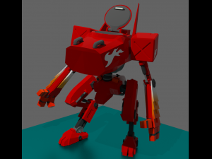 mech-bot Modelo 3D
