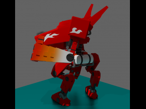 mech-bot Modelo 3D