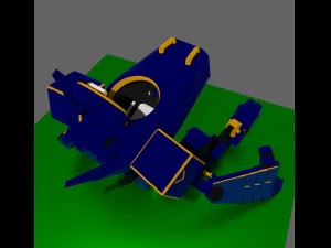rob&ocirc; mec&acirc;nico Modelo 3D