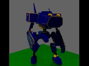 rob&ocirc; mec&acirc;nico Modelo 3D