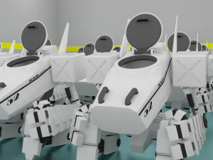 rob&ocirc; mec&acirc;nico Modelo 3D