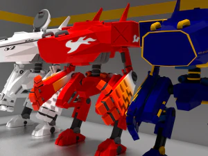 rob&ocirc; mec&acirc;nico Modelo 3D