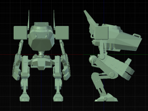 mech-bot Modelo 3D